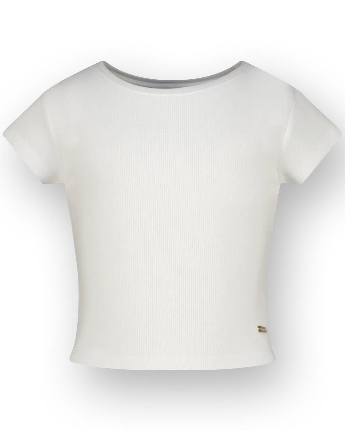 T-Shirt Basic-Crop Rib Tee