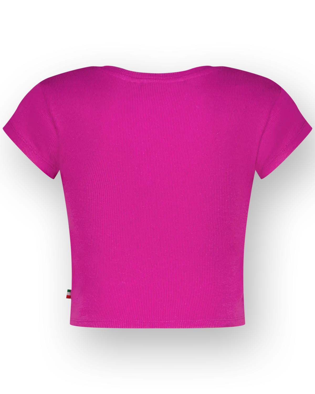 T-Shirt Basic-Crop Rib Tee
