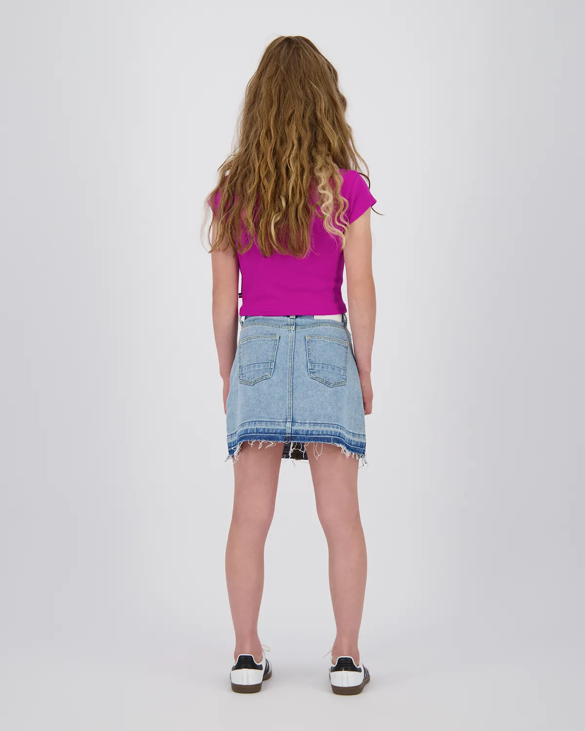 T-Shirt Basic-Crop Rib Tee