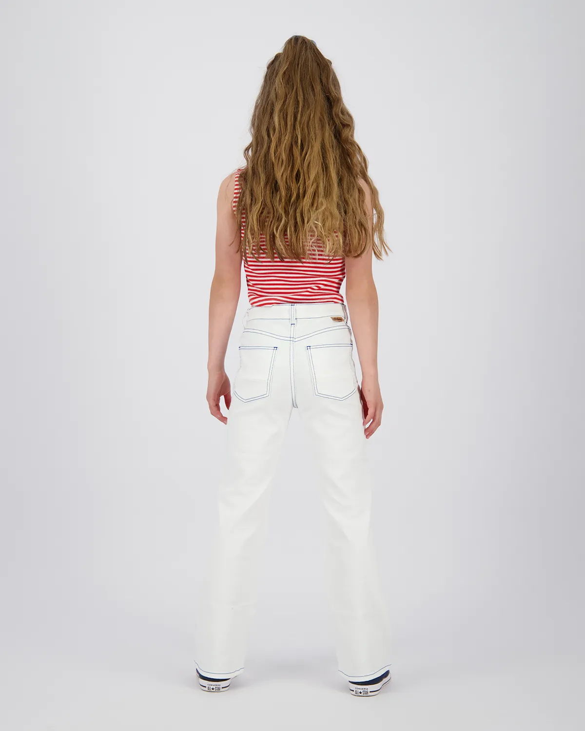 Top Basic-Crop Rib Top Stripe