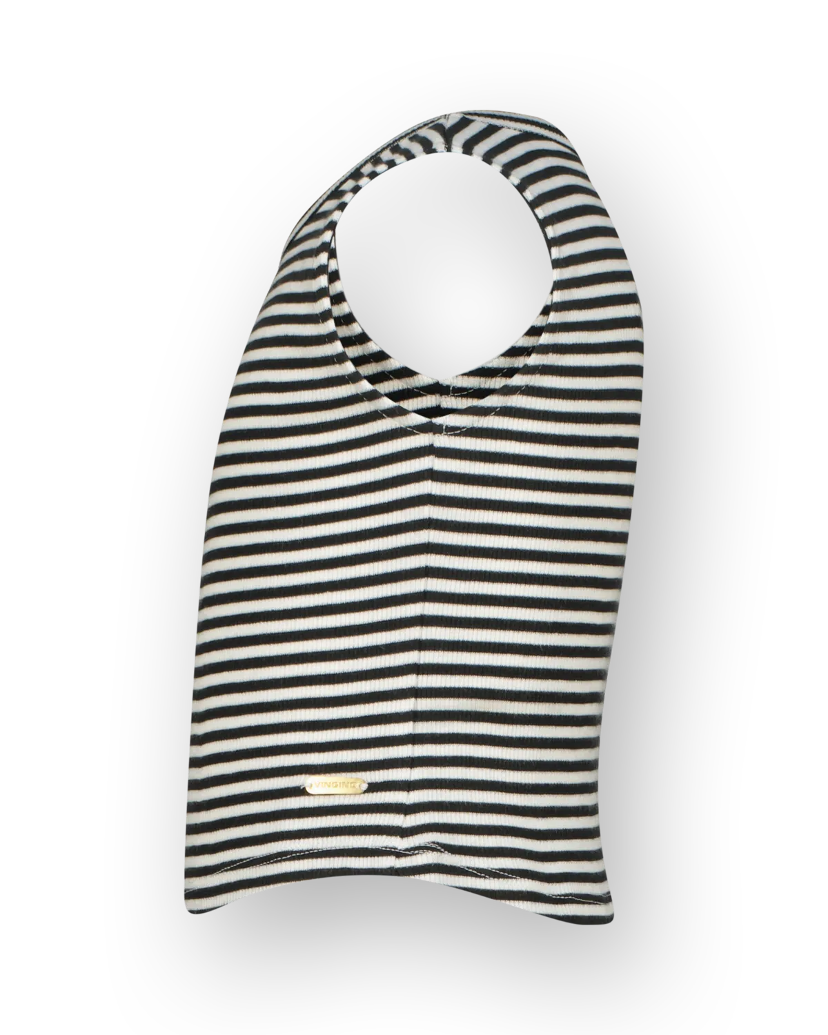 Top Basic-Crop Rib Top Stripe
