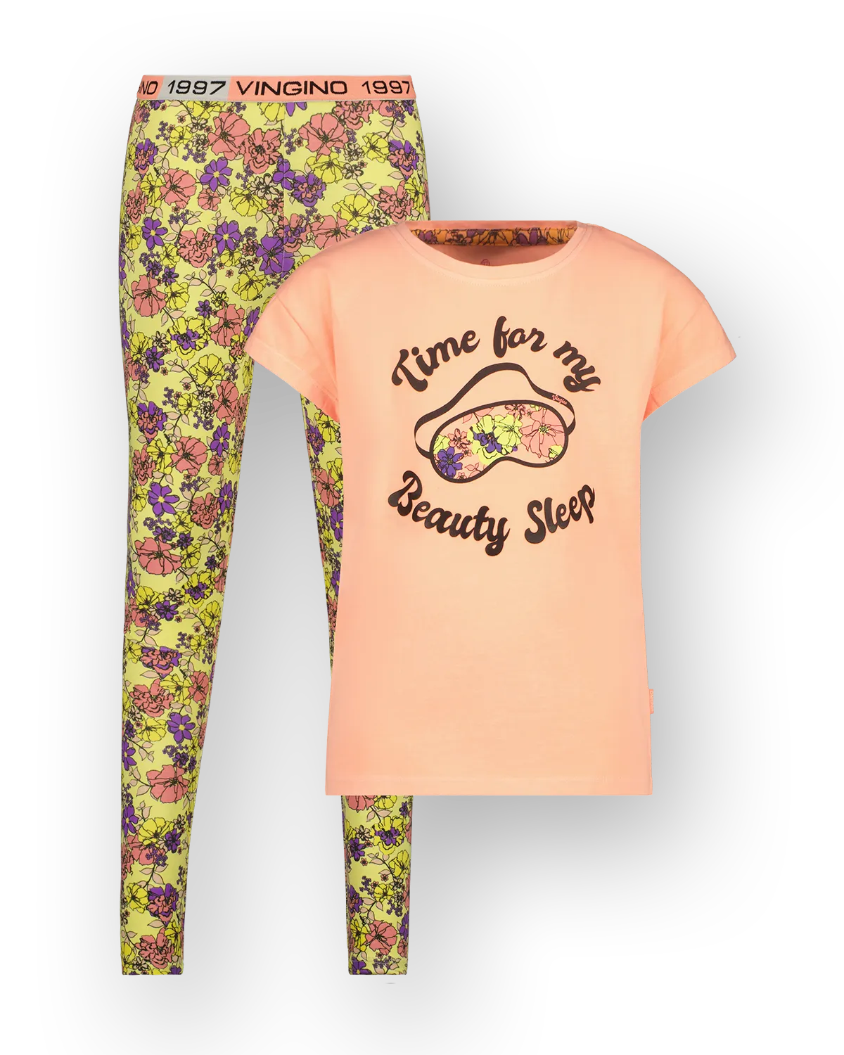 Meisjes Pyjama Wendy | Oranje
