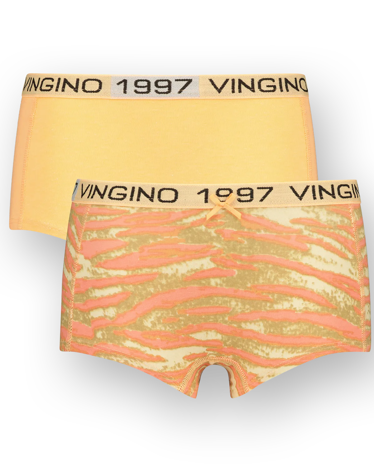 Girls Underwear Zebra 2Pack | Orange