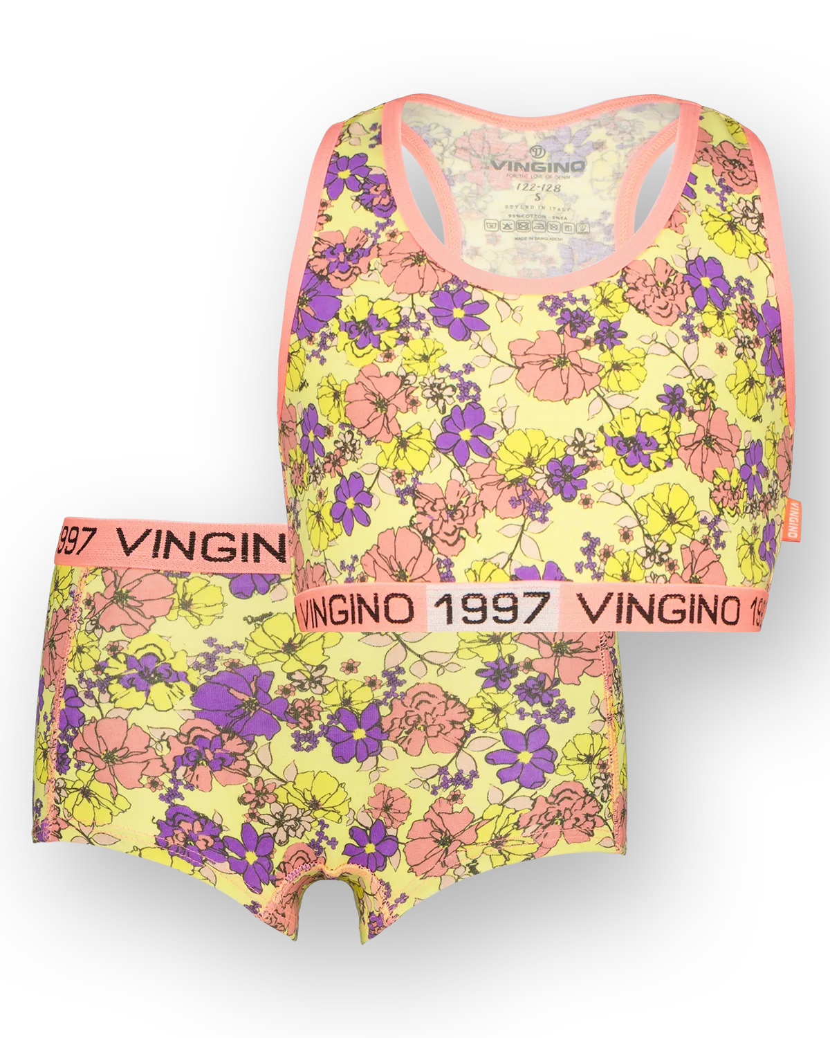 Ondergoed Neon Flower Set