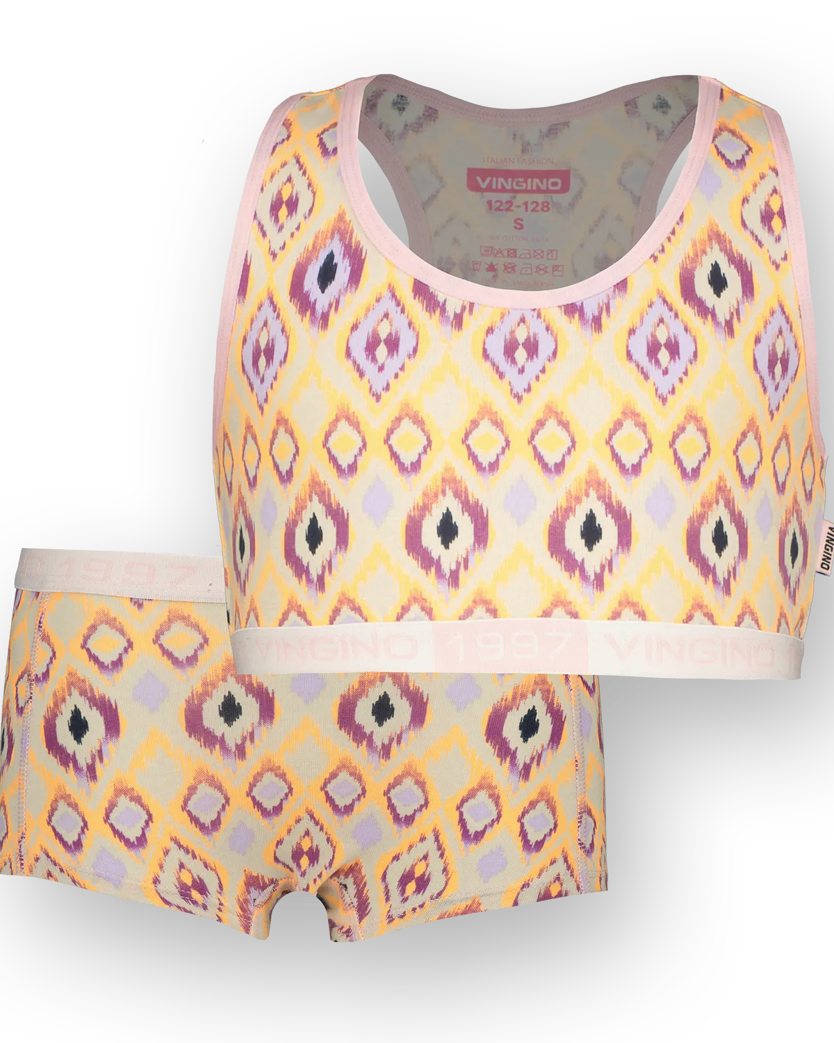 Meisjes Ondergoed Ikat Set | Oranje