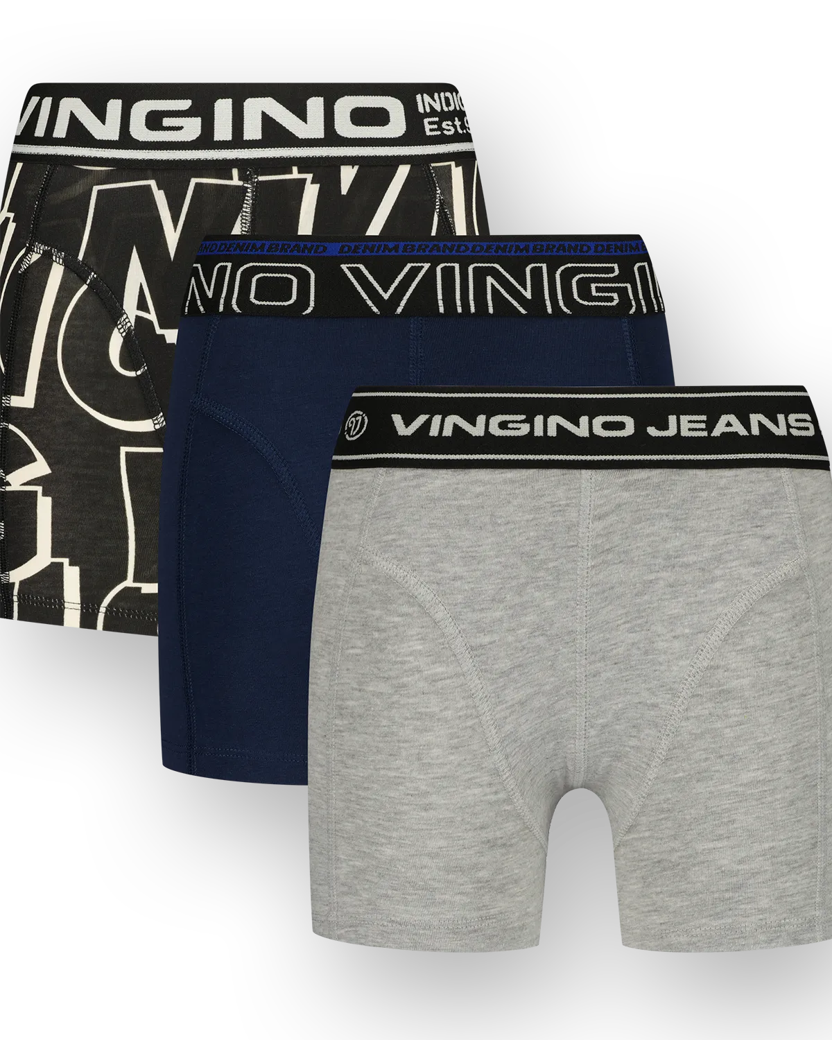 Boys Underwear Logo 3Pack | Blue