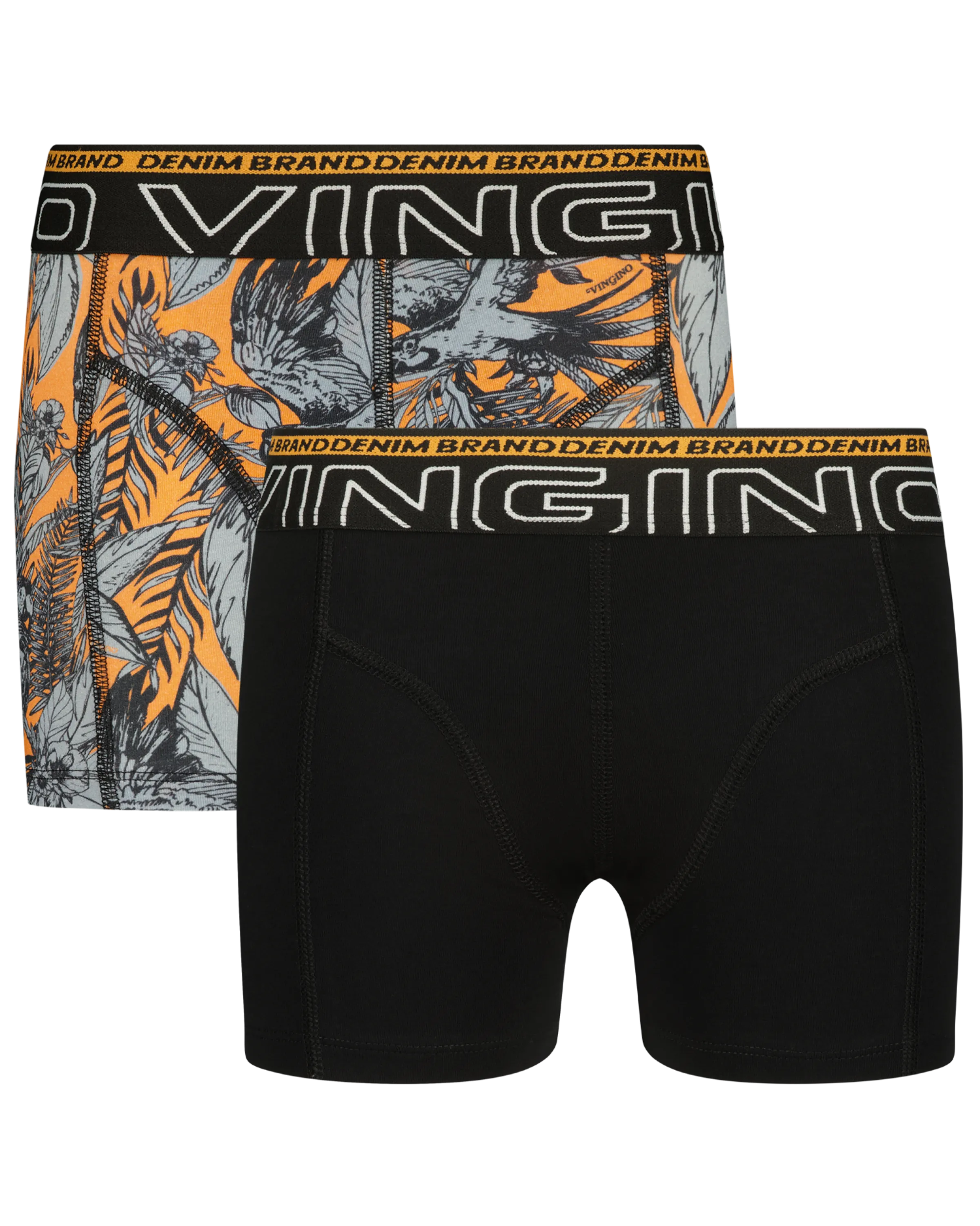 Boxershorts B-241-10 Black Leaf 2 Pack