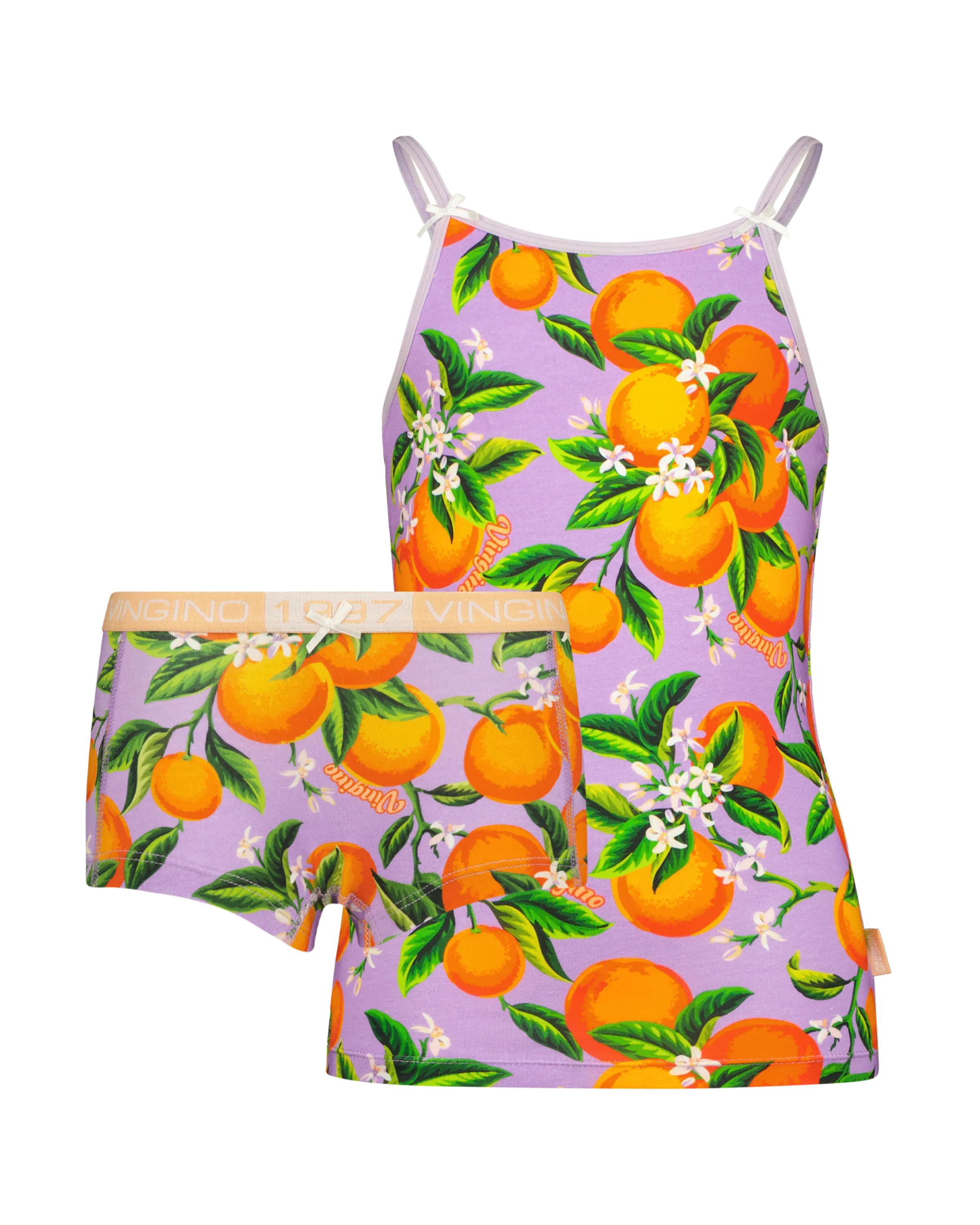 Hipster G-241-11 Orange Singlet Set