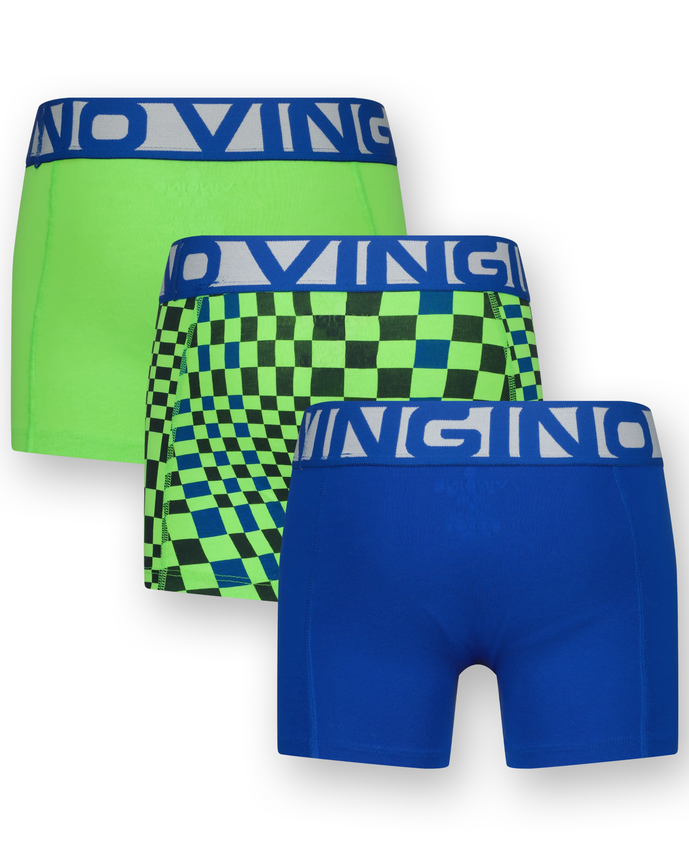 Boxershorts B-242-3 Graphic Blue 3 Pack
