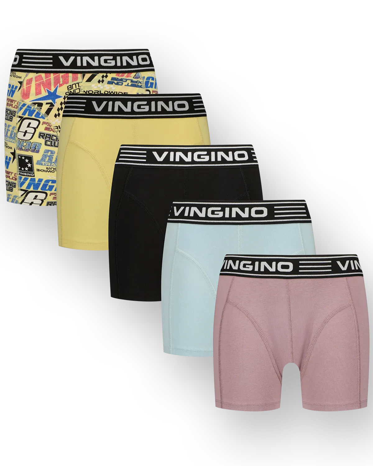 Boys Boxer Street Racer 5-pack | Black
