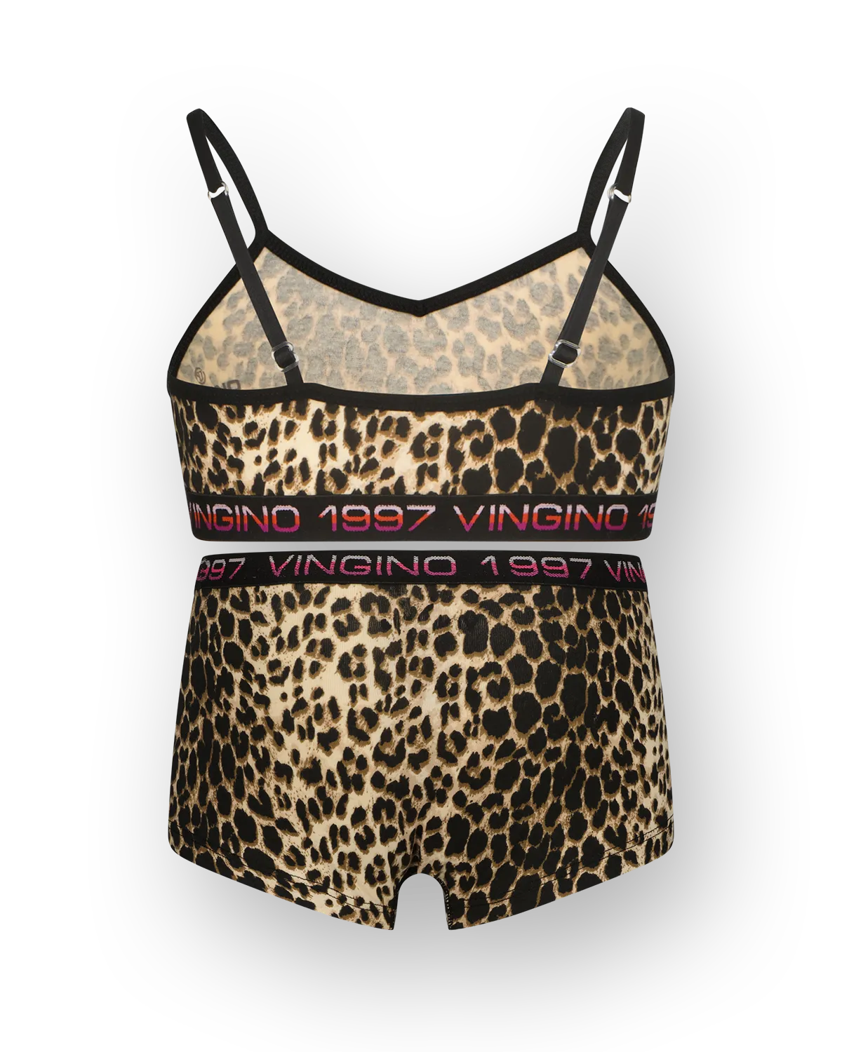 Girls Hipster animal top set | Black
