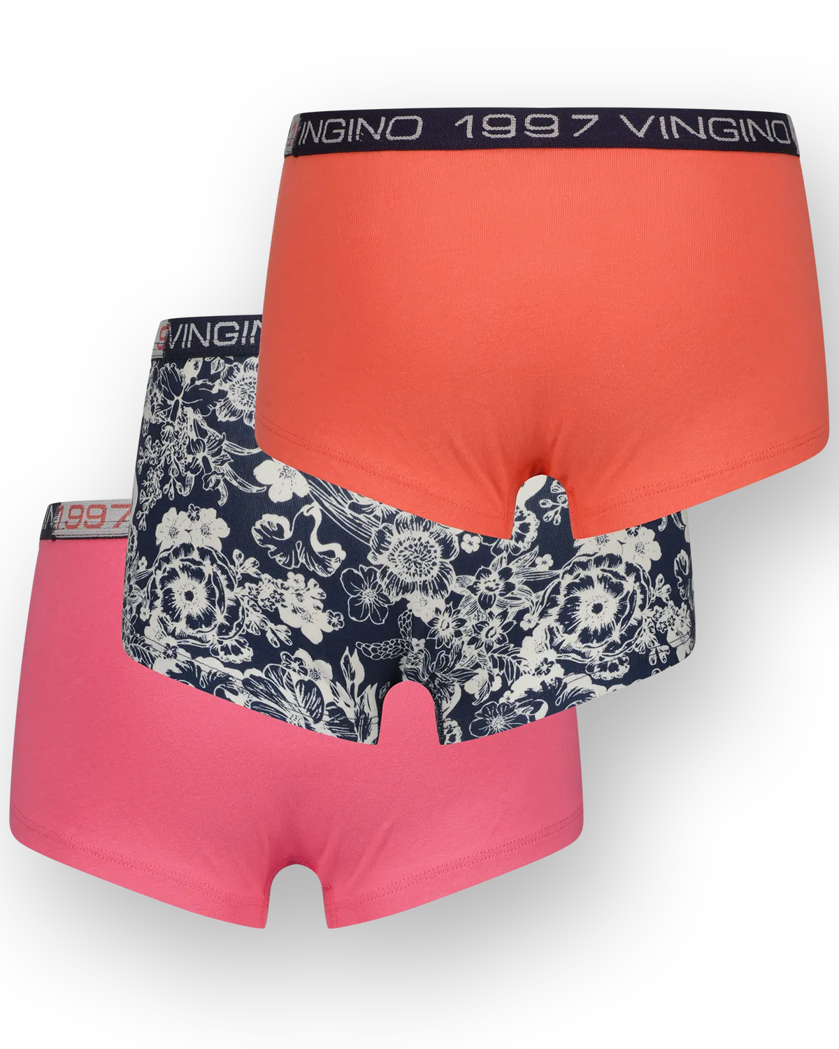 Girls Hipster lace flower 3-pack | Blue