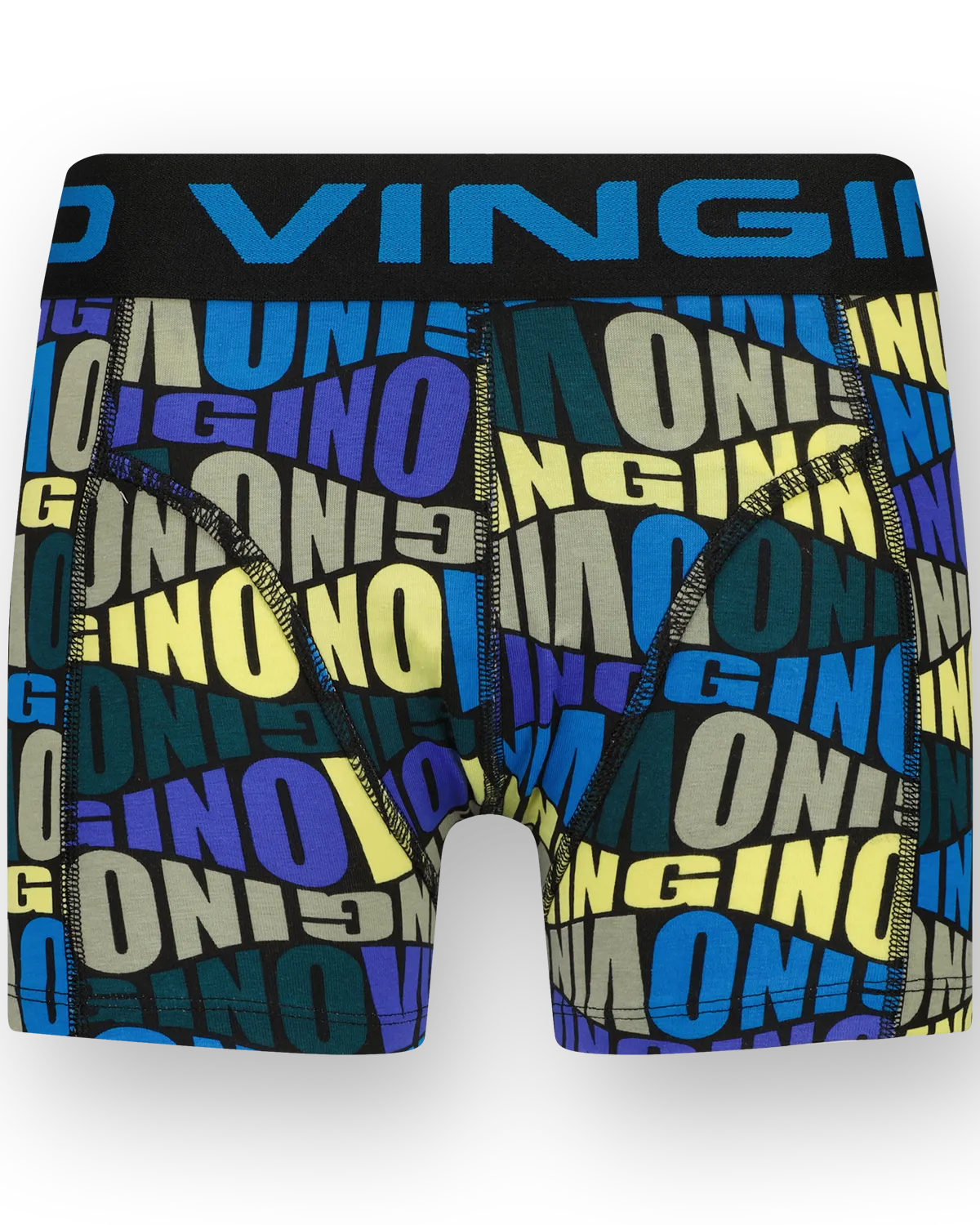 Jongens Boxer Blue text 3-pack | Blauw