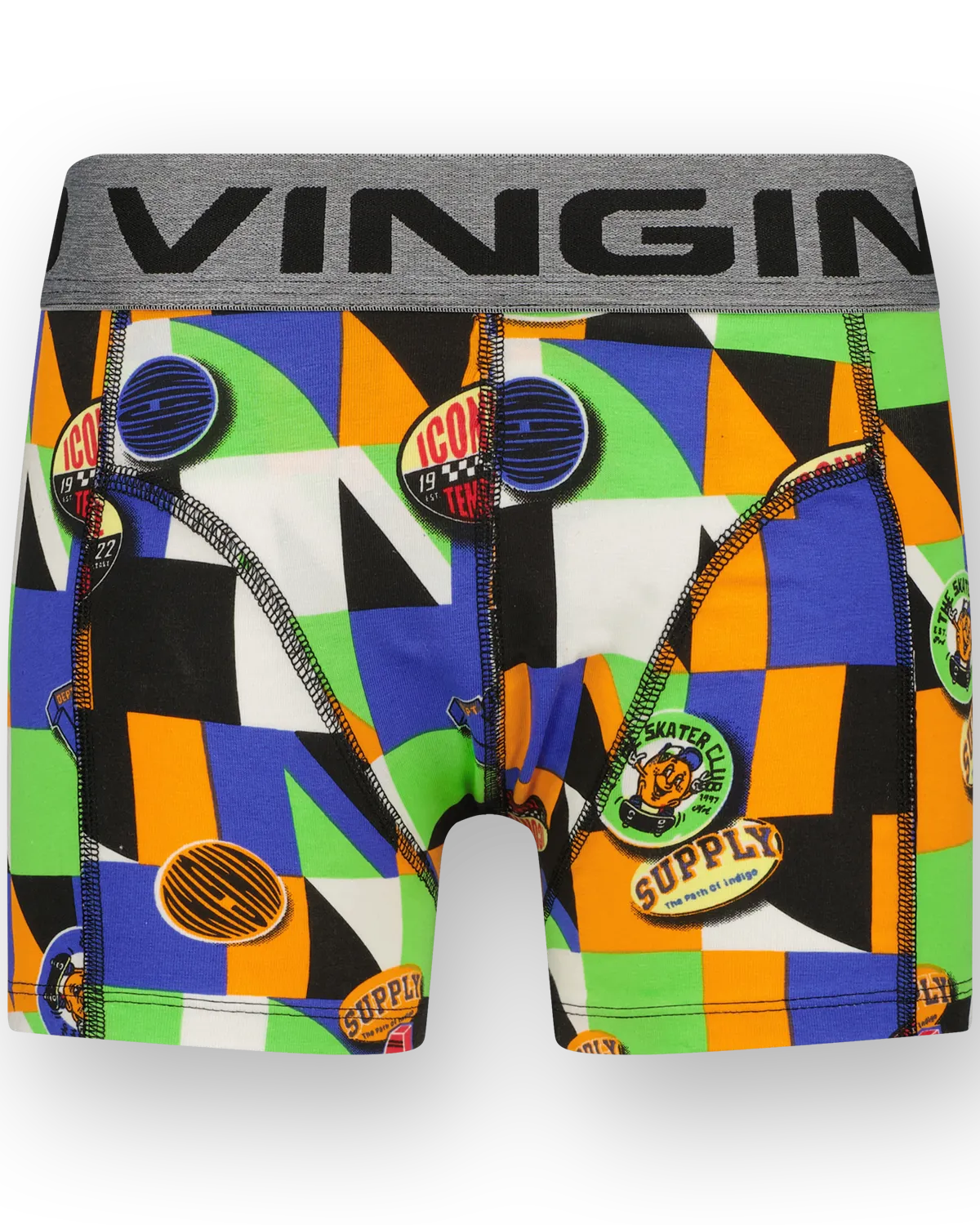 Jongens Boxer Graphic color 5-pack | Zwart