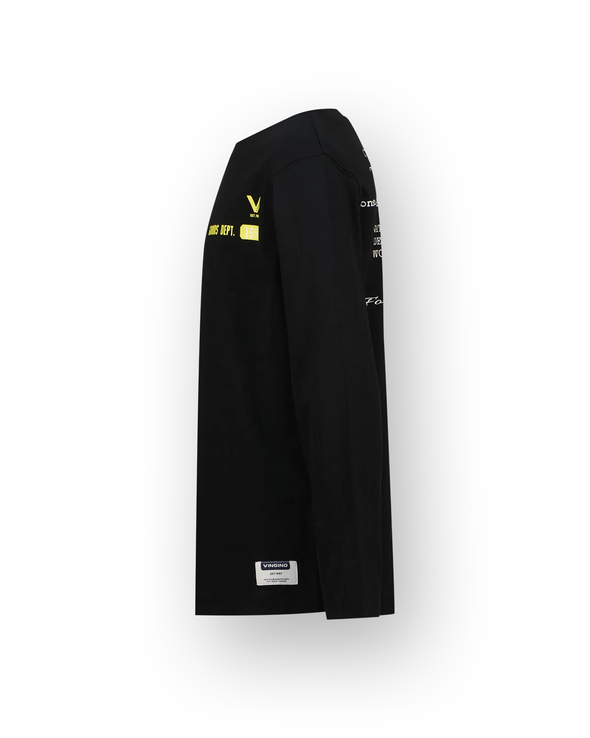 Jongens T-shirt Jaxx | Zwart