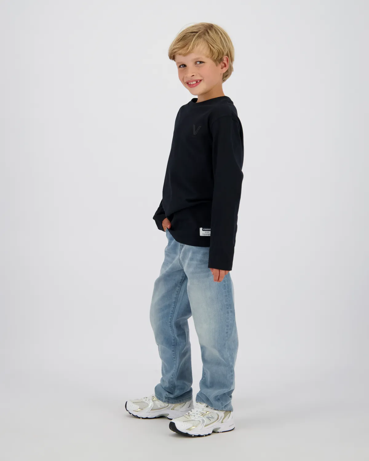 Jongens T-shirt Jipack | Zwart