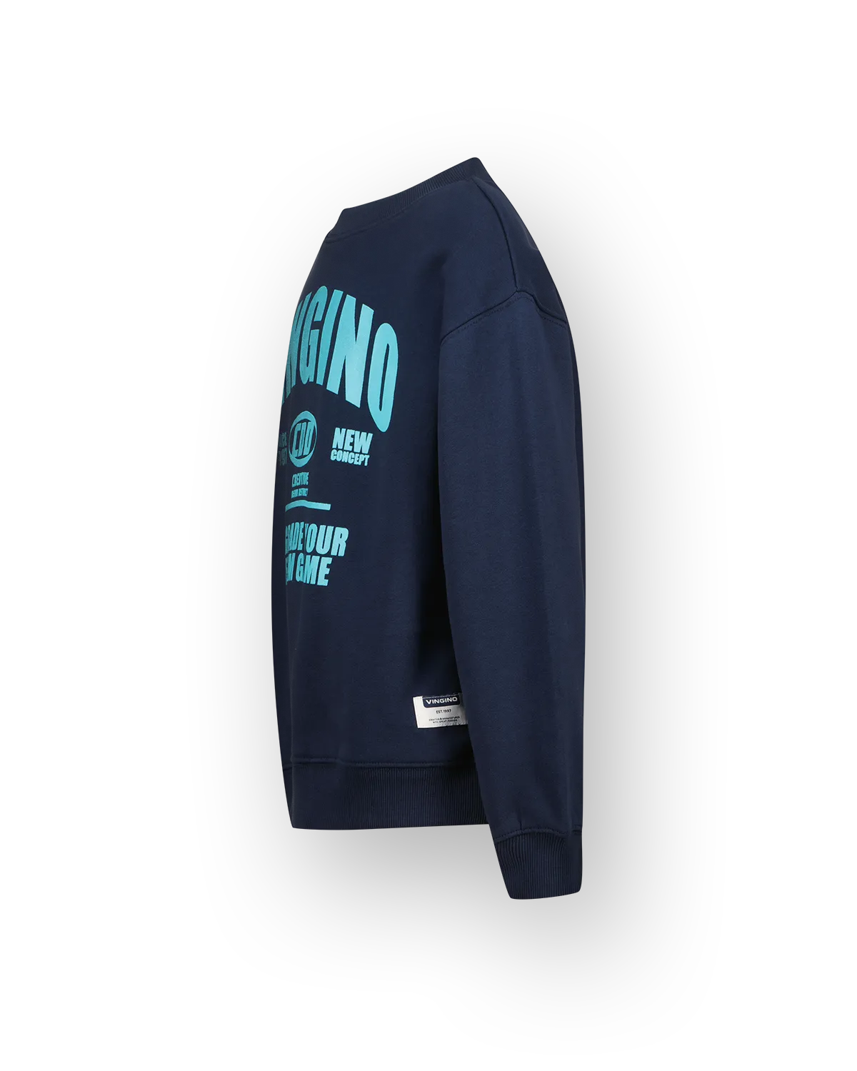 Jongens Boxy Sweater Nail | Blauw