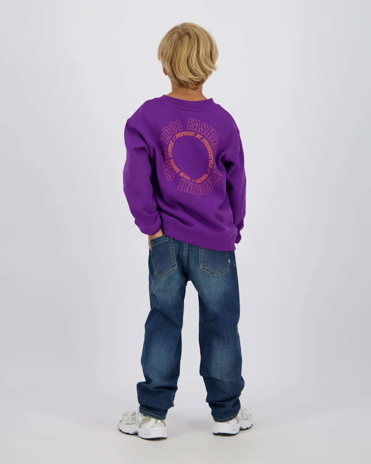 Jongens Sweater Nadilie | Paars