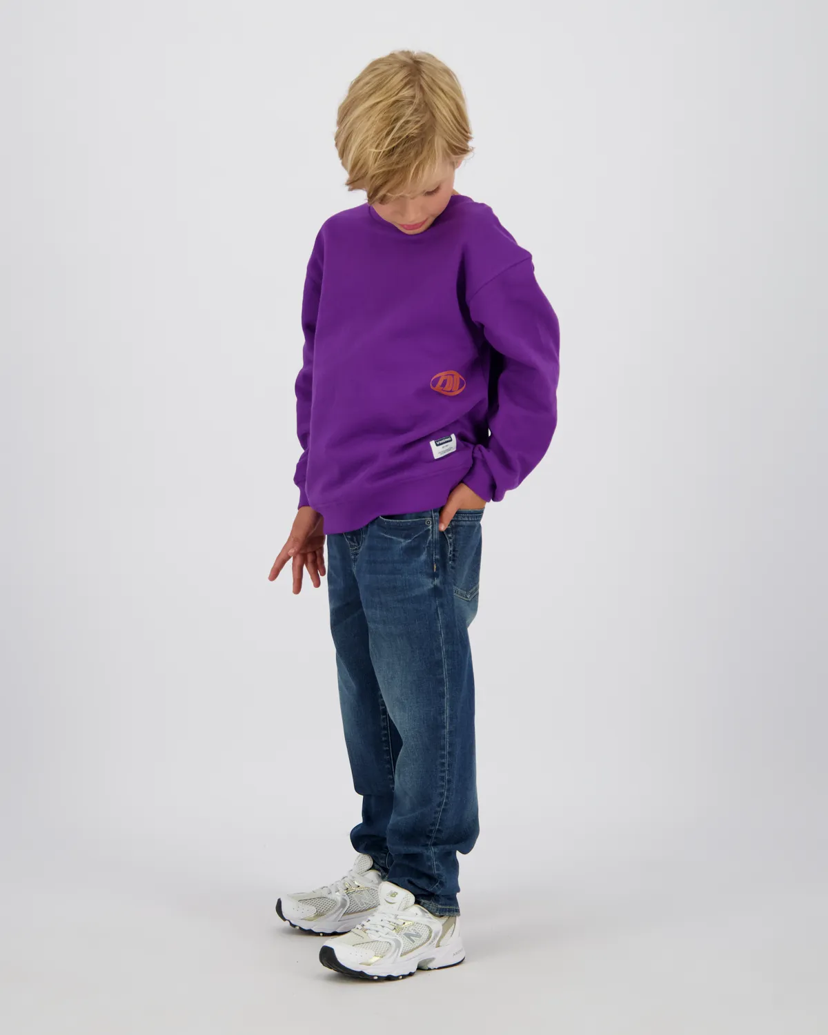 Jongens Sweater Nadilie | Paars