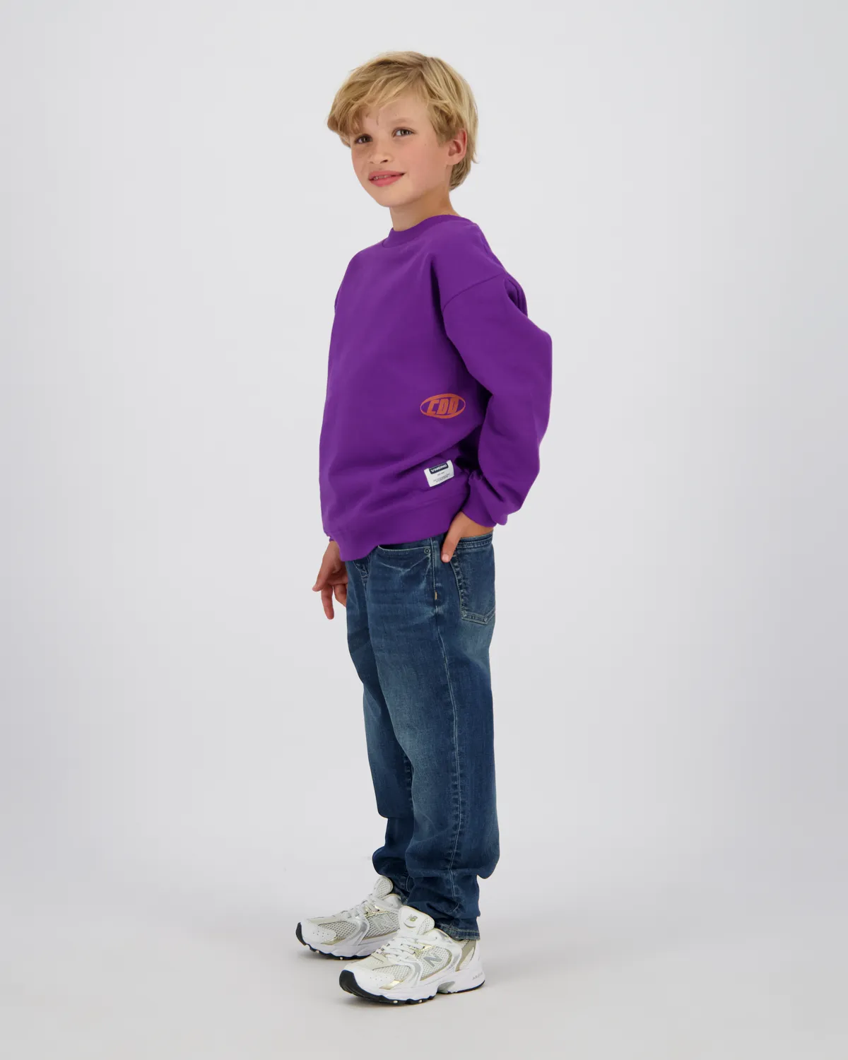 Jongens Sweater Nadilie | Paars