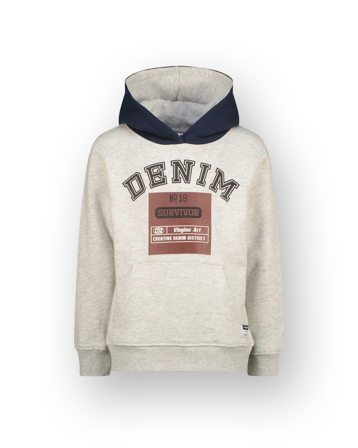 Jongens Boxy Sweater Nolan | Grijs