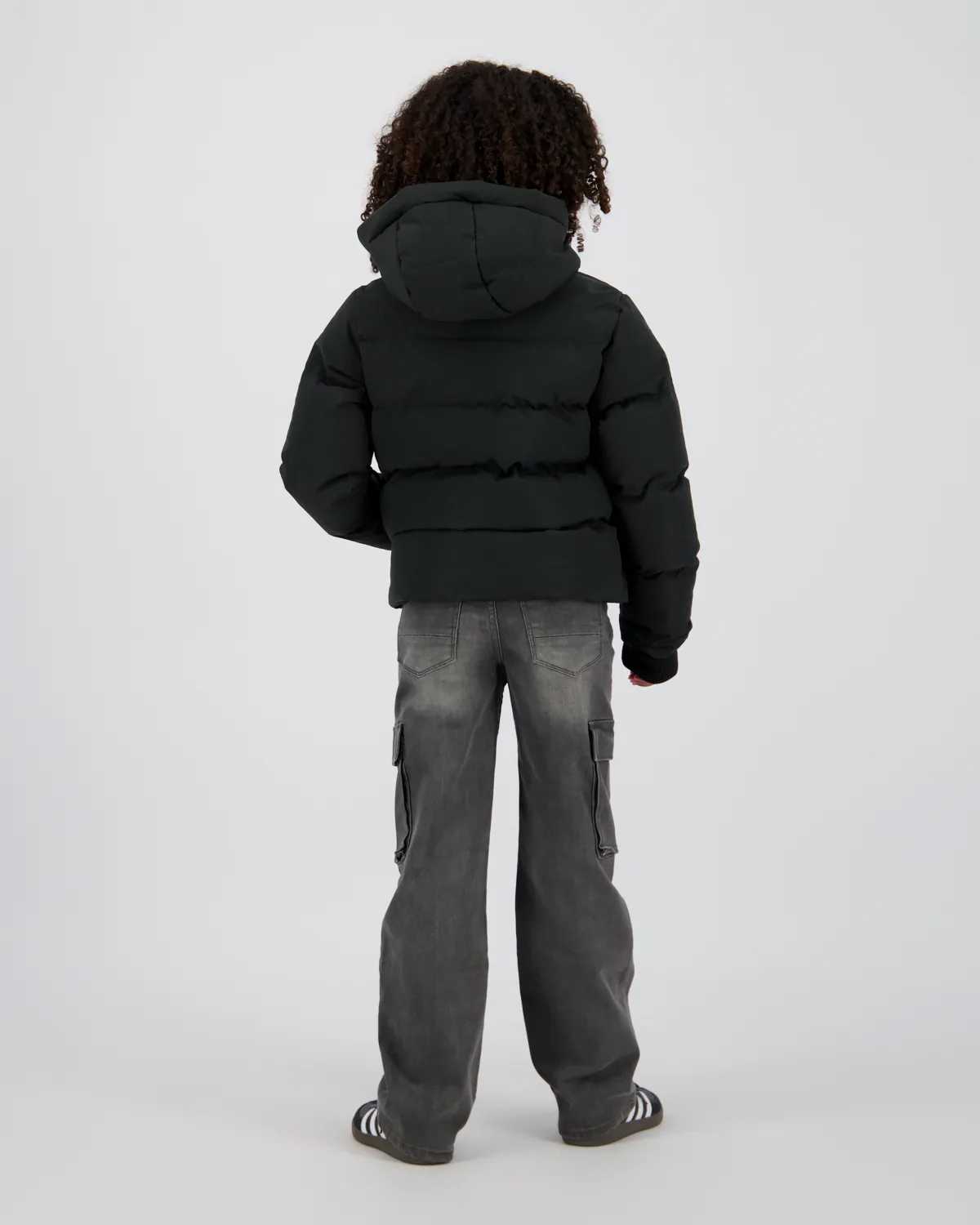 Girls Hooded Jacket Tezia | Black
