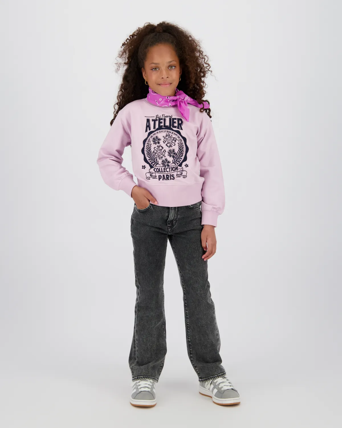 Meisjes Sweater Nydra | Paars
