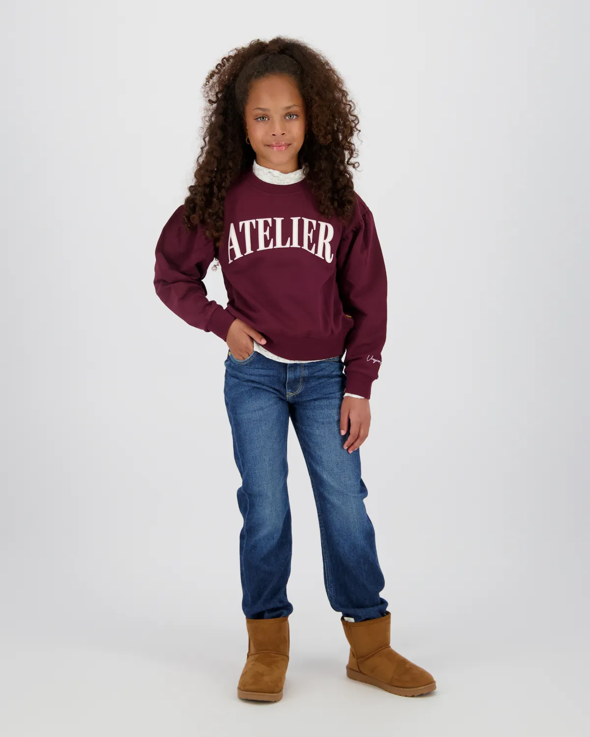 Girls Sweater Noran | Red