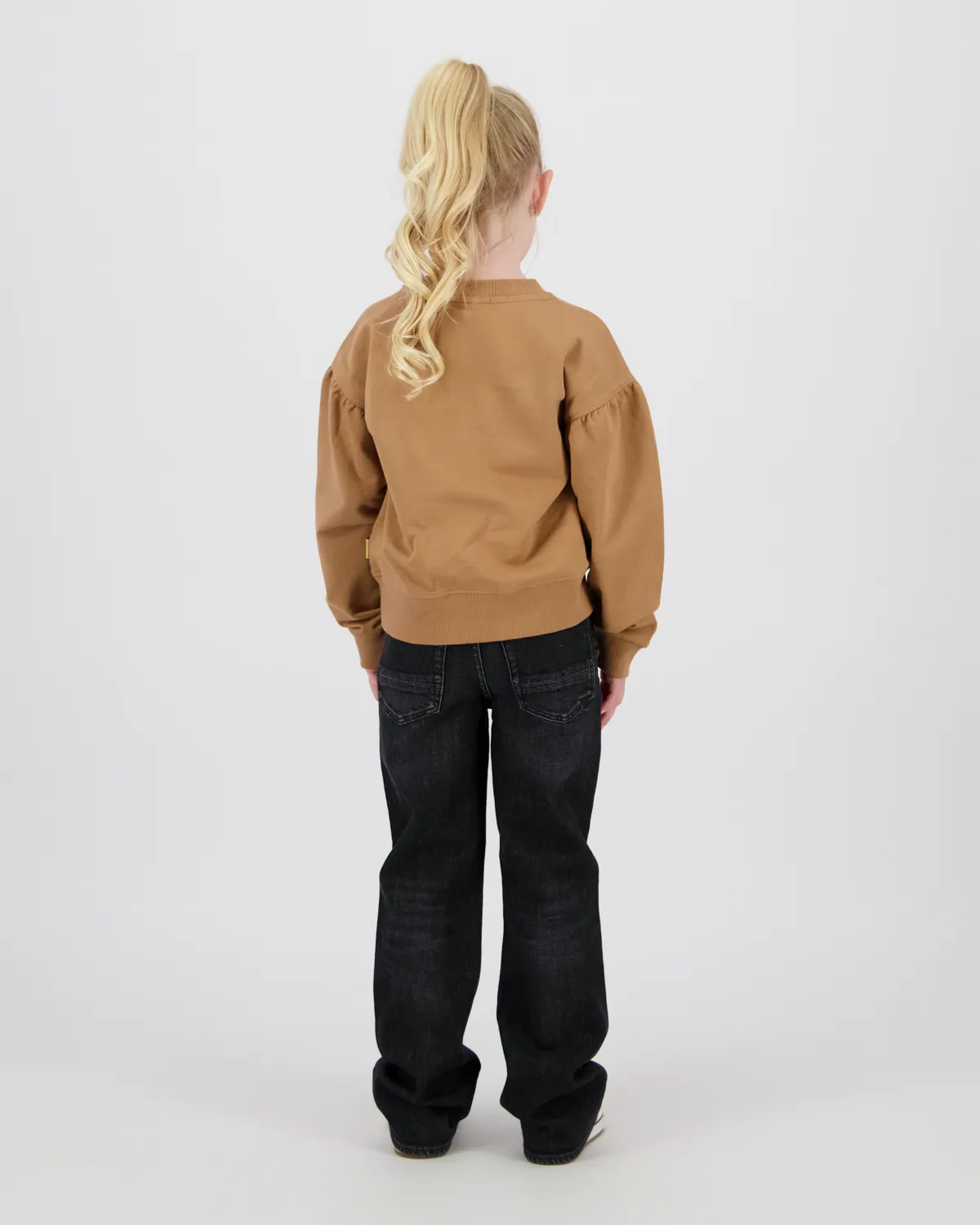 Meisjes Sweater Noran | Bruin