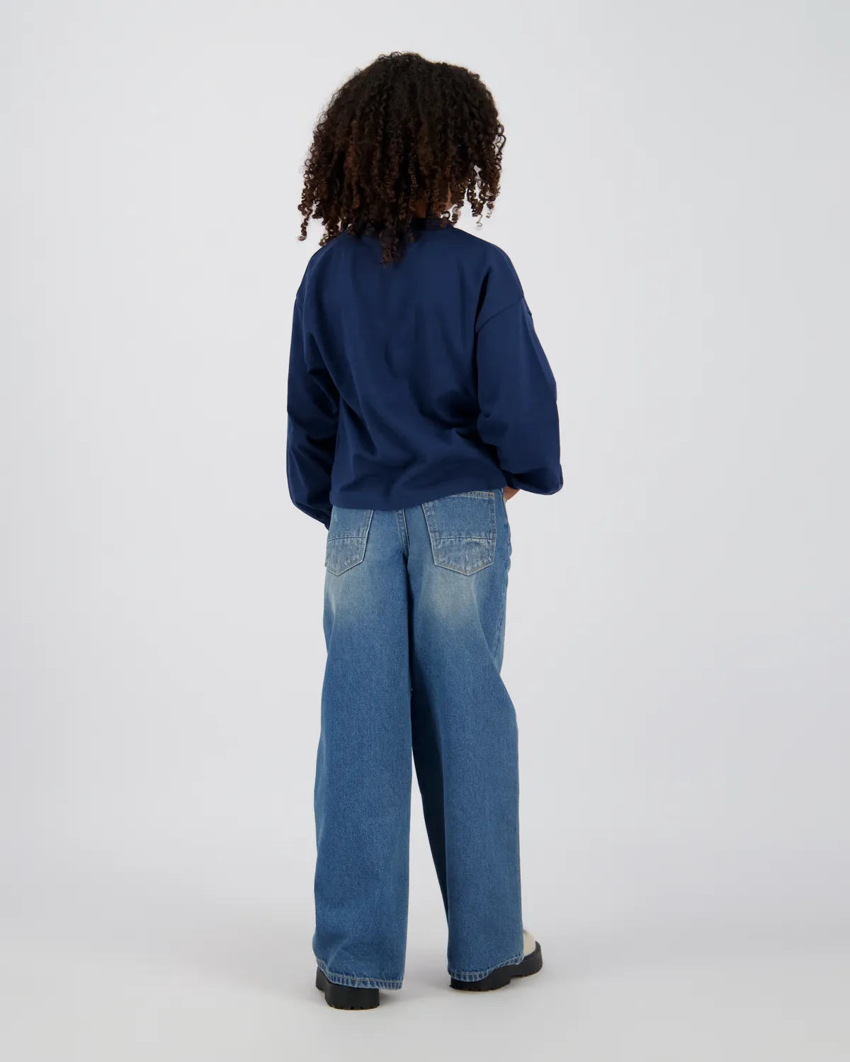Meisjes T-shirt Jinnie | Blauw