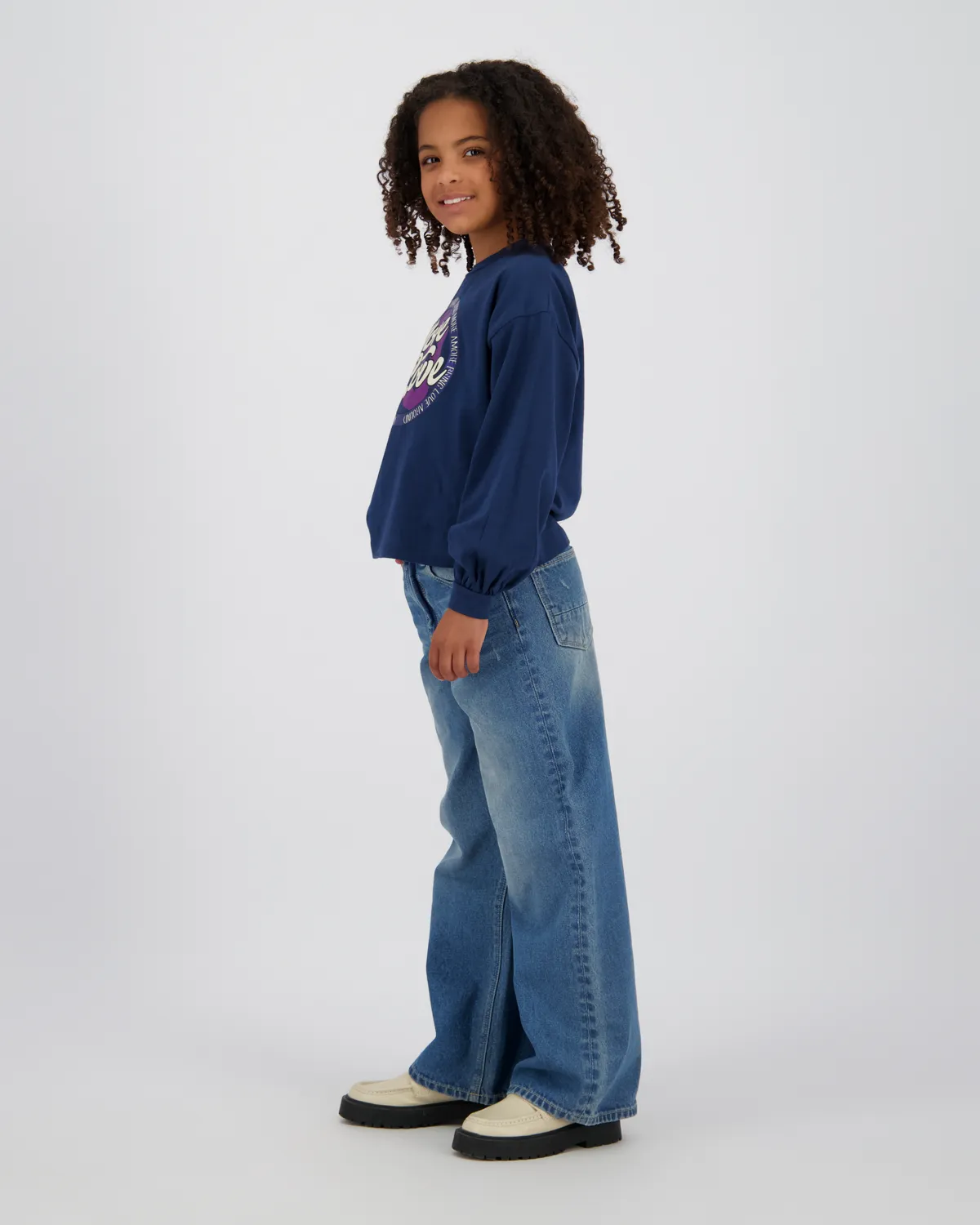 Meisjes T-shirt Jinnie | Blauw