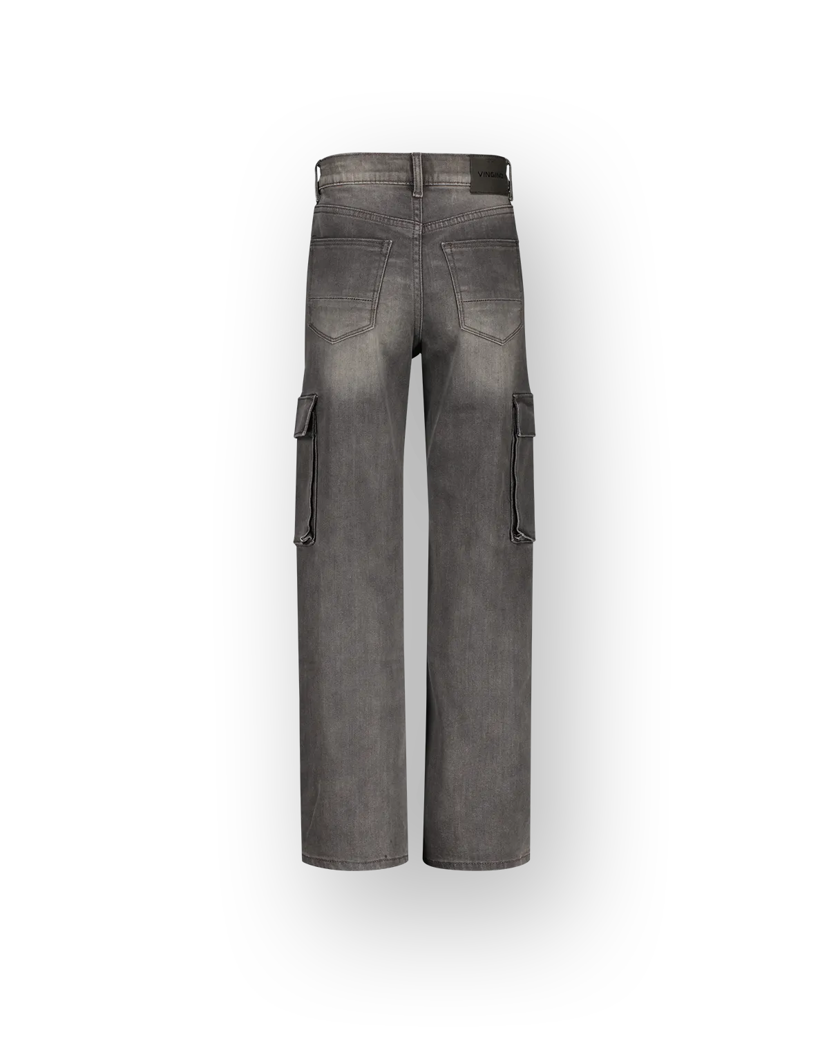 Girls Wide leg Jeans Coco Cargo | Black