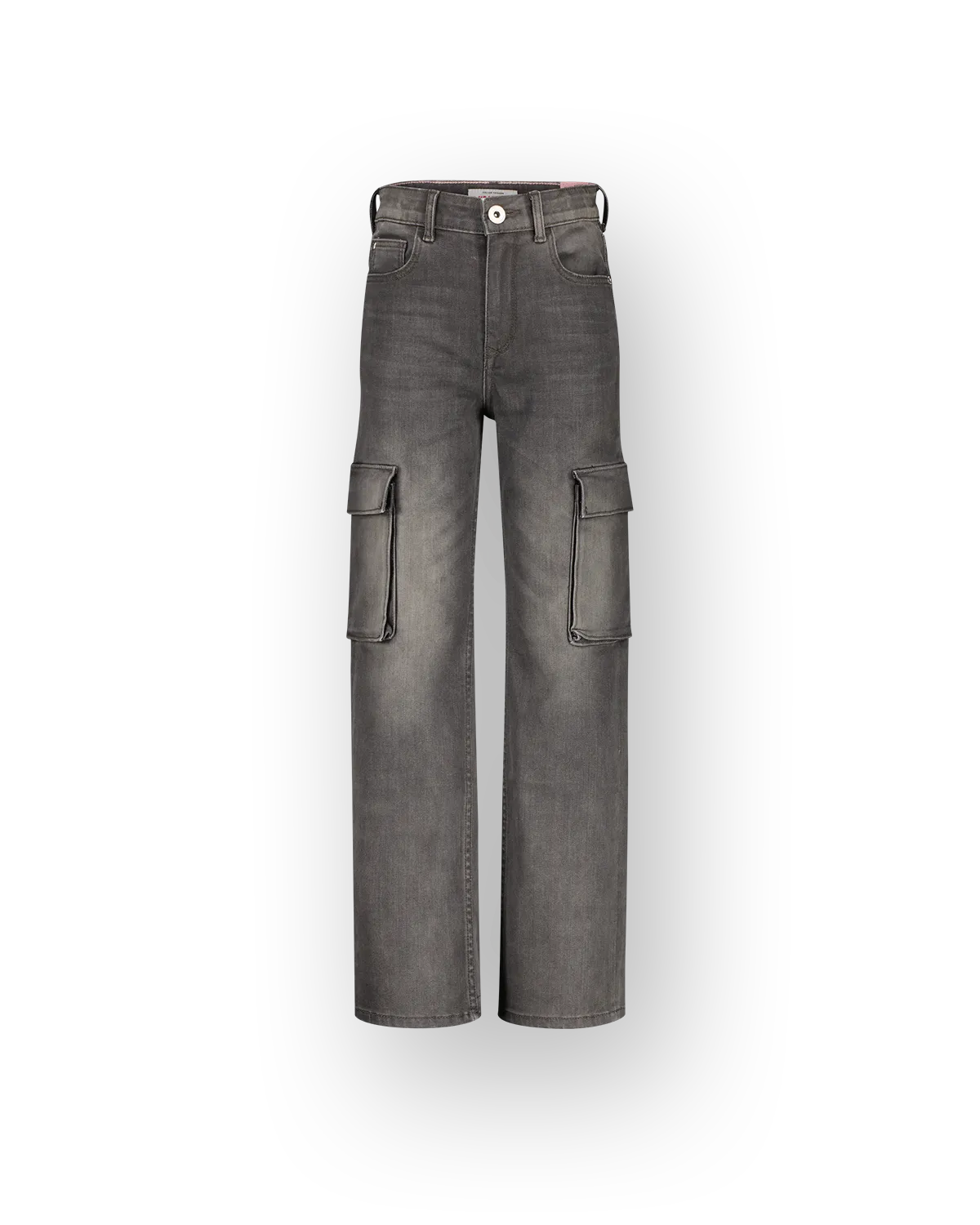 Girls Wide leg Jeans Coco Cargo | Black