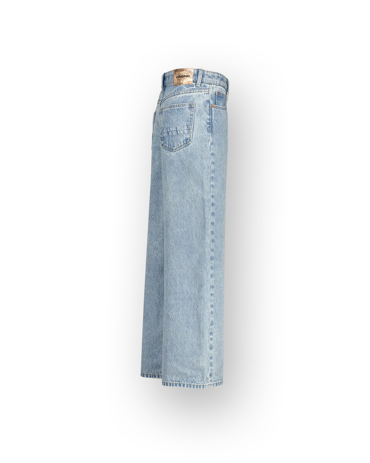 Meisjes Extra wide leg Jeans Cherry | Blauw