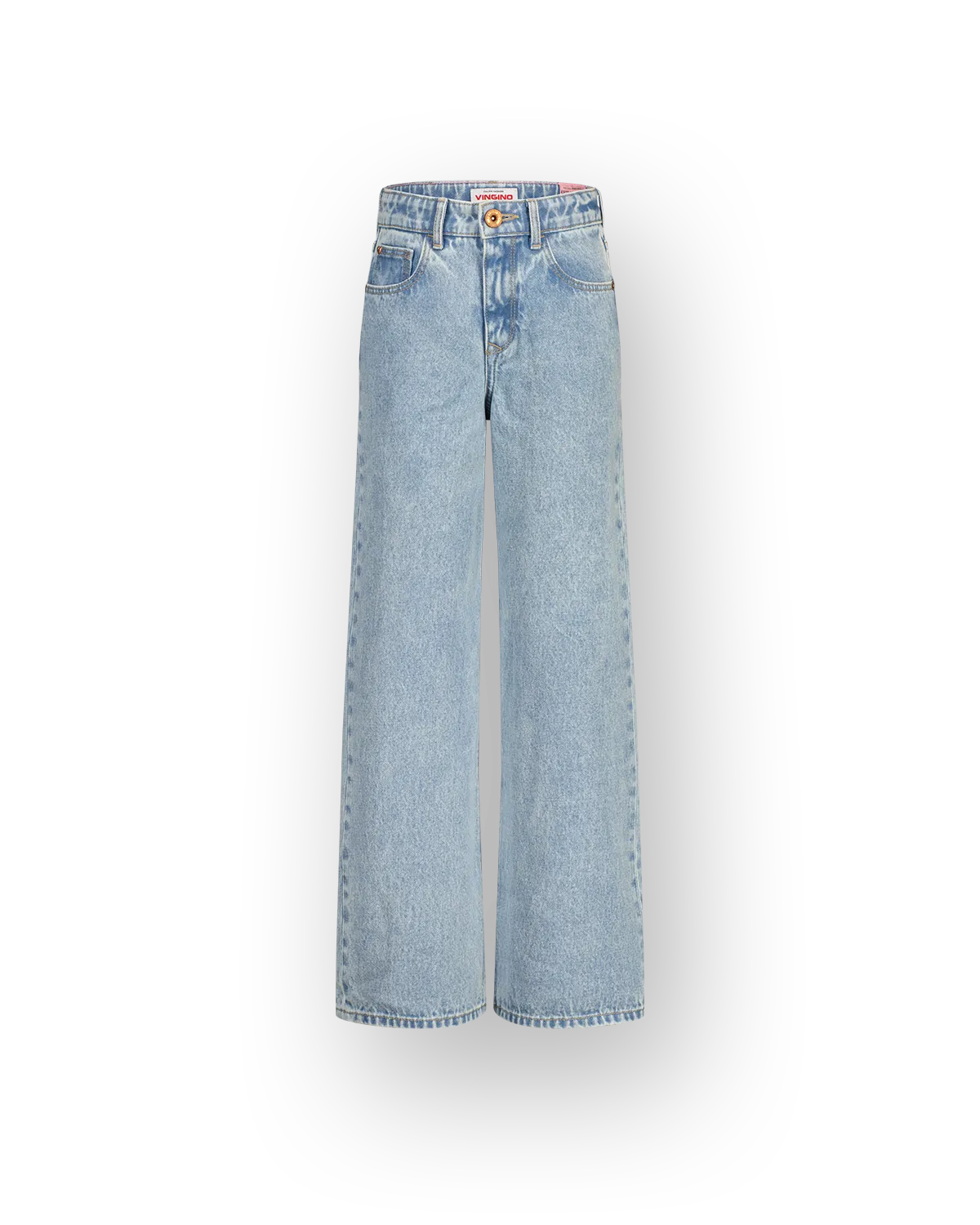 Meisjes Extra wide leg Jeans Cherry | Blauw