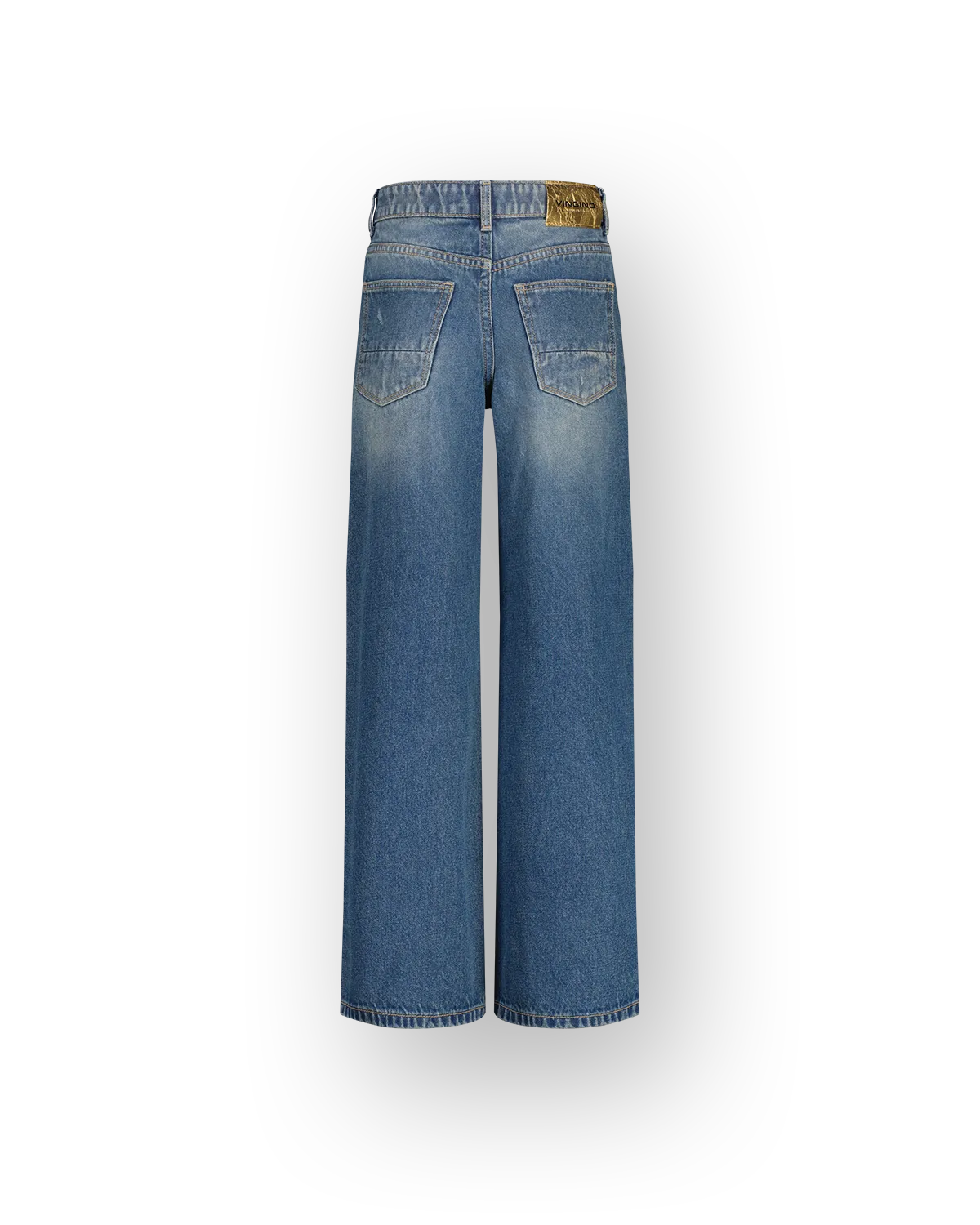 Girls Extra wide leg Jeans Cherry | Blue