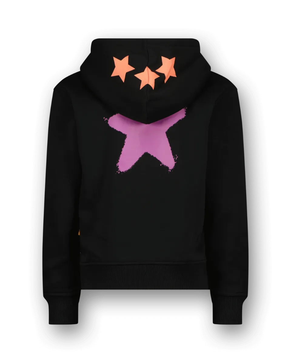 Meisjes Hoodie Noriny | Zwart