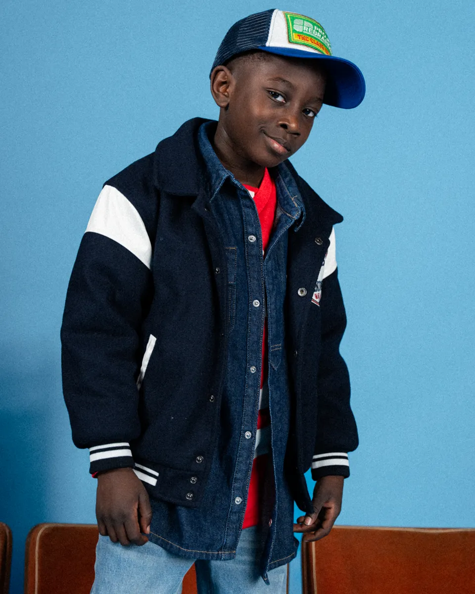 Jongens Jas Taslo | Blauw