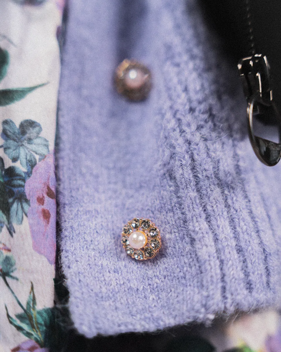 Meisjes Cardigan Manda | Paars