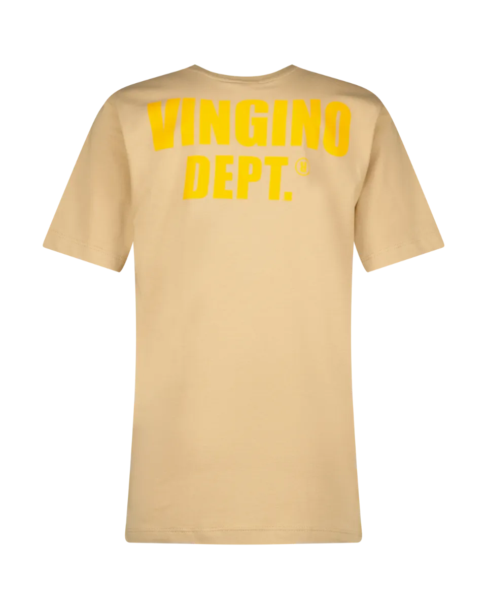 Jongens T-shirt Hasial | Zand