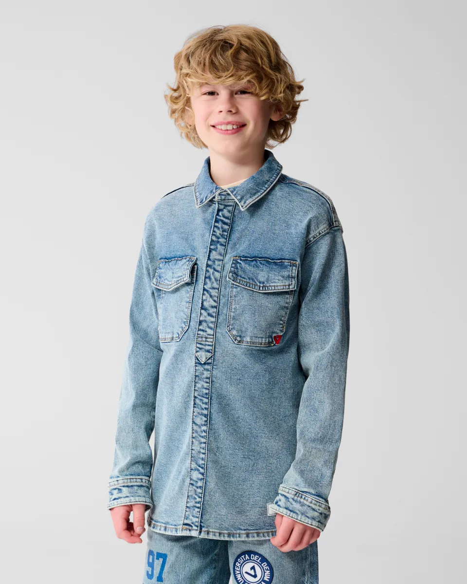 Jongens Overhemd Landon | Blauw