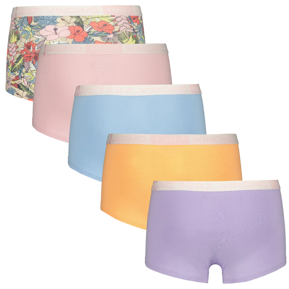 Girls Hipster G232-12- 5Pack | Black