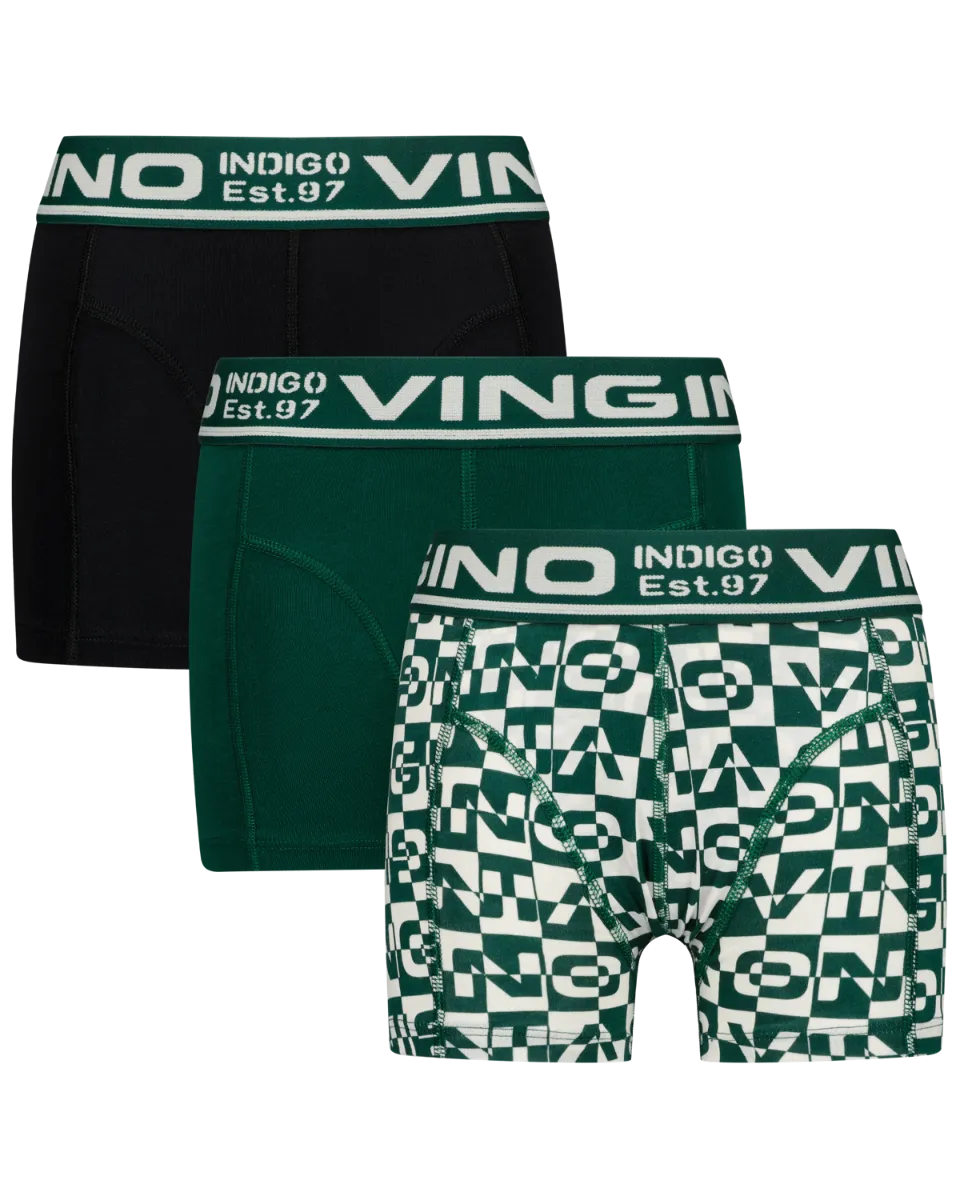 Boys Boxer B-233-1 Skater 3 Pack | Green