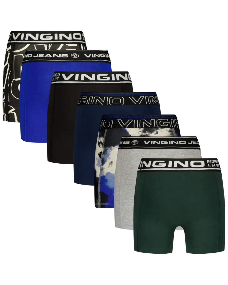 Jongens Boxer B-234 Gift 7Pack | Blauw