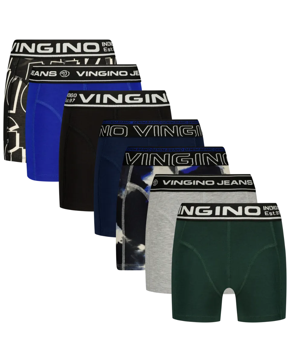 Jongens Boxer B-234 Gift 7Pack | Blauw