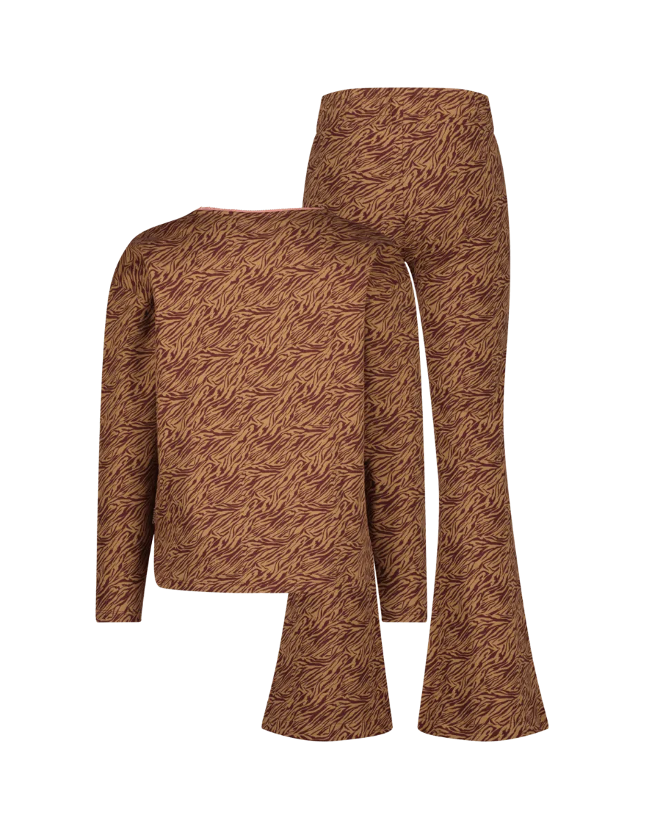 Meisjes Pyjama Weike | Bruin