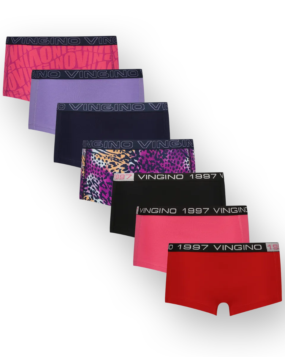 Meisjes Hipster mix 7-pack | Blauw