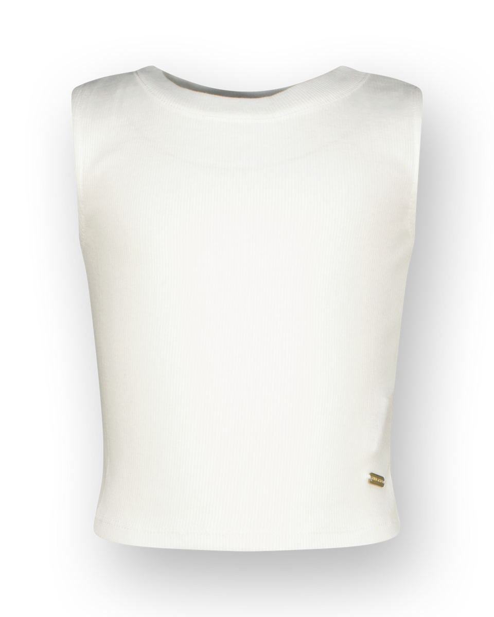 Top Basic-Crop Rib Top