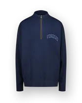 Flat knit Icon-halfzip