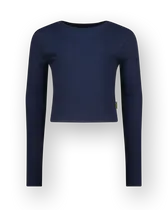 T-shirt Basic crop rib top